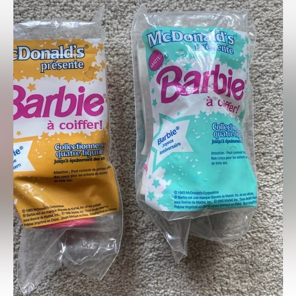 Vintage McDonald’s Barbie With Hair You Can Style Happy Meal Toy 1993 - Picture 4 of 8